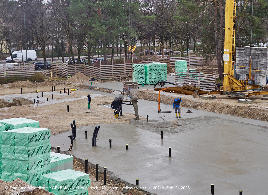 24.02.2023 -  Baustelle Haus für Kinder in Neupelach Quiddestraße 3